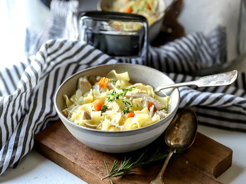 Grandma's Comfort: Easy Crock Pot Chicken Noodle Soup Recipe