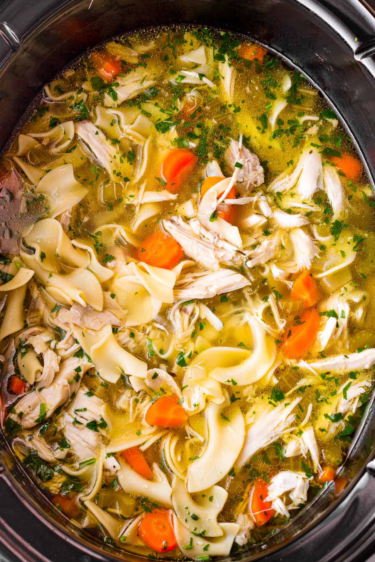 Slow Cooker Chicken Noodle Soup Secrets: The Lemon & Noodle Trick